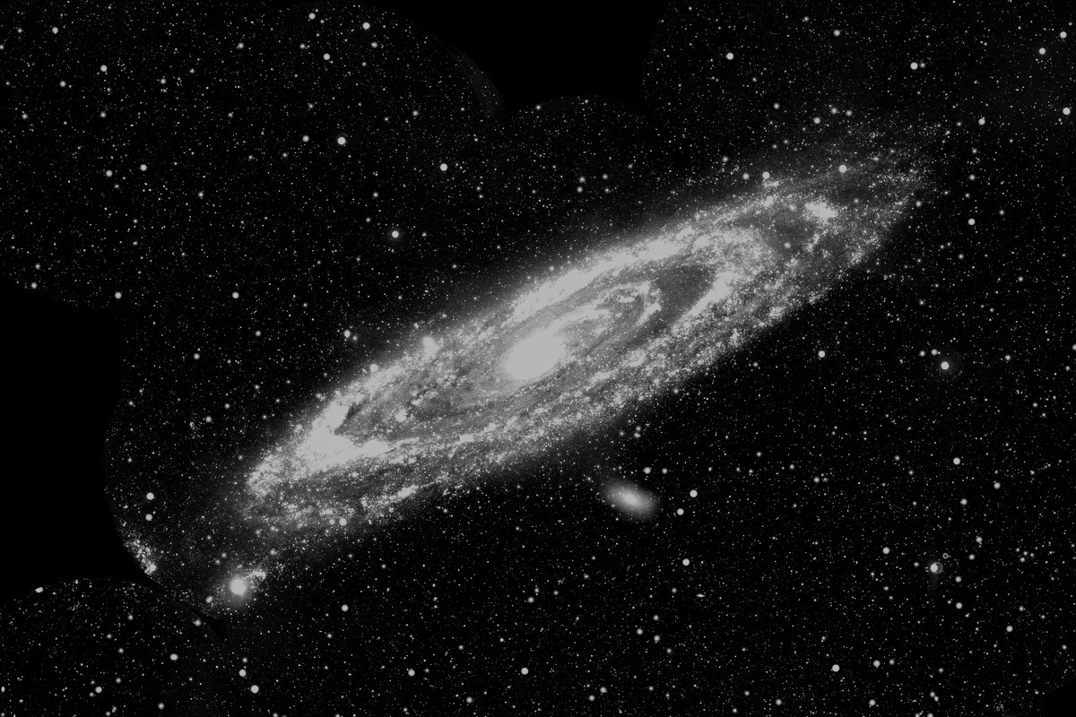 Atlas — monochrome star field